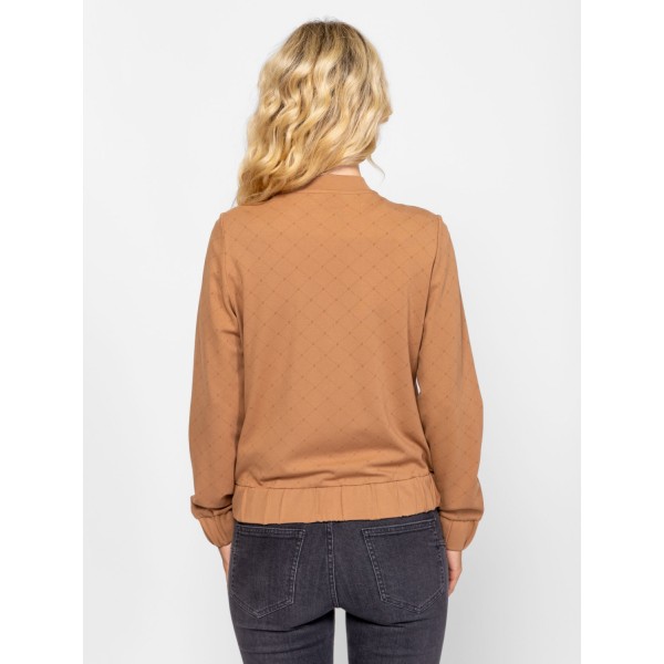 Heavy Tools TACIA Női állónyakas felső / tan