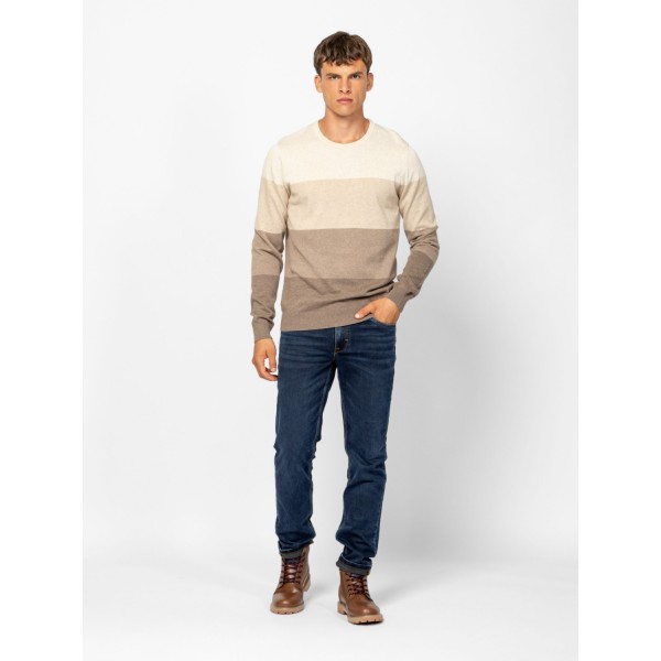 Heavy Tools HOLSY Férfi kötött pulóver és kardigán / sand