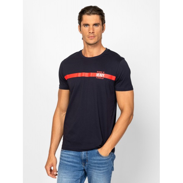 Heavy Tools MEREON Férfi rövidujjú póló / navy