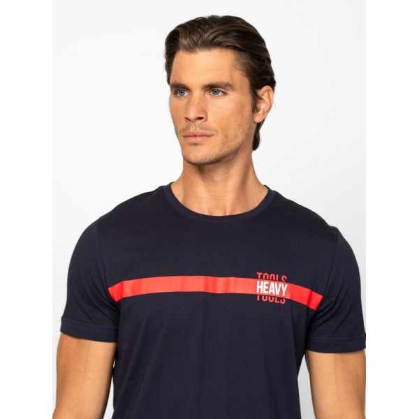 Heavy Tools MEREON Férfi rövidujjú póló / navy