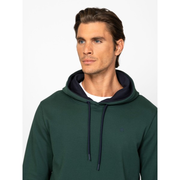 Heavy Tools SELF Férfi kapucnis felső / green