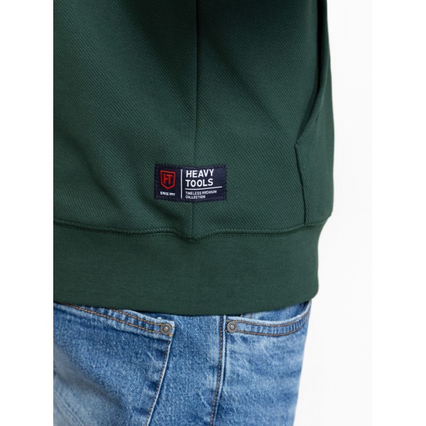Heavy Tools SELF Férfi kapucnis felső / green