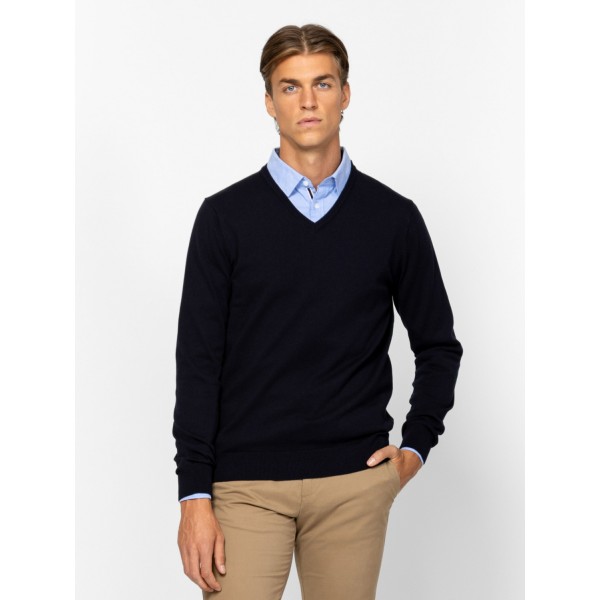 Heavy Tools HIDRO Férfi kötött pulóver és kardigán / navy