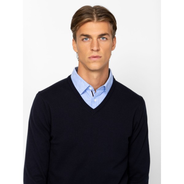 Heavy Tools HIDRO Férfi kötött pulóver és kardigán / navy