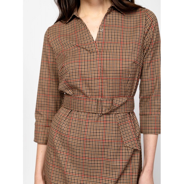 Heavy Tools VASYL Női vászonruha / checked