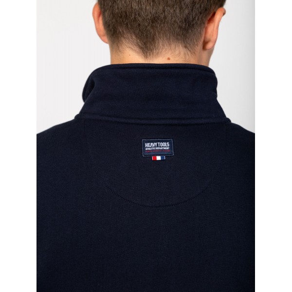 Heavy Tools TRATOW25 Férfi állónyakas felső / navy