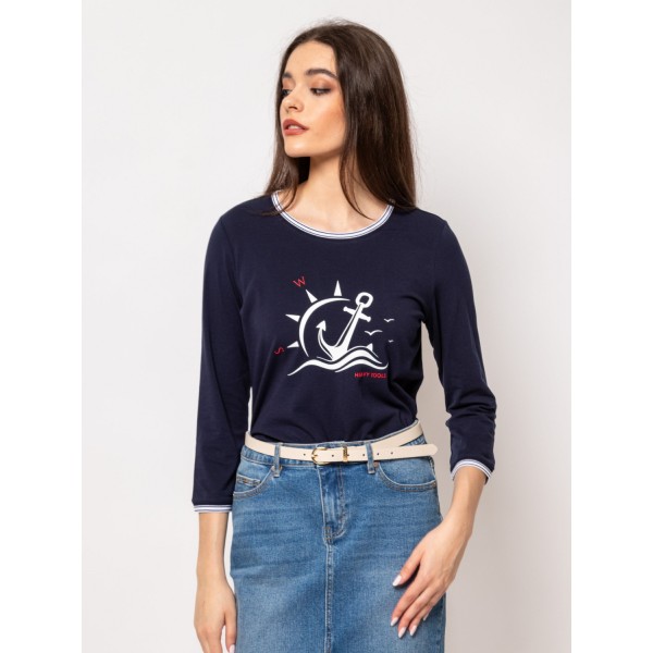 Heavy Tools CARALOS25 Női hosszúujjú póló / navy