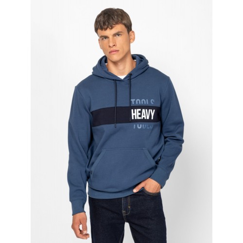 Heavy Tools SENTI Férfi kapucnis felső / atlantic