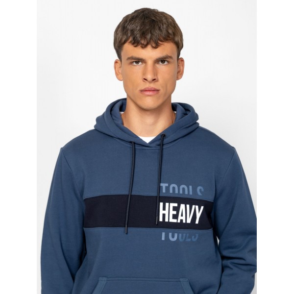 Heavy Tools SENTI Férfi kapucnis felső / atlantic