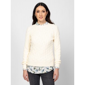 Heavy Tools HAVA Női kötött pulóver és kardigán / ecru