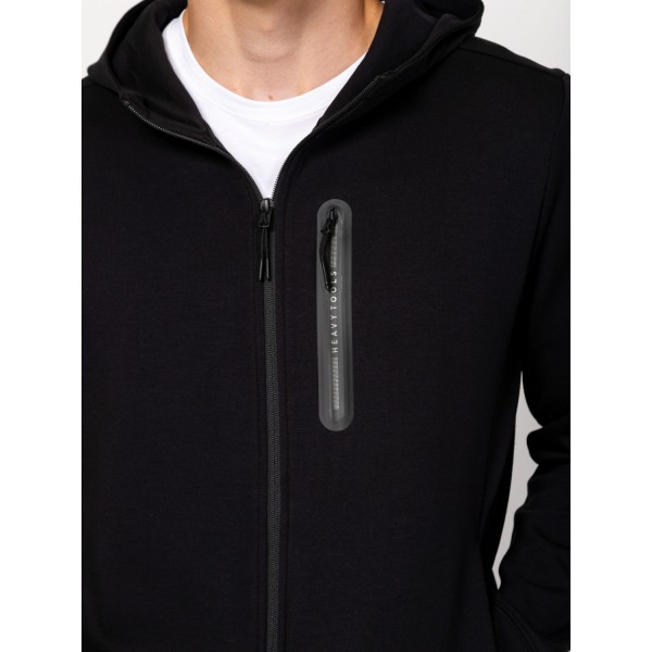 Heavy Tools SAFNE Férfi kapucnis felső / black