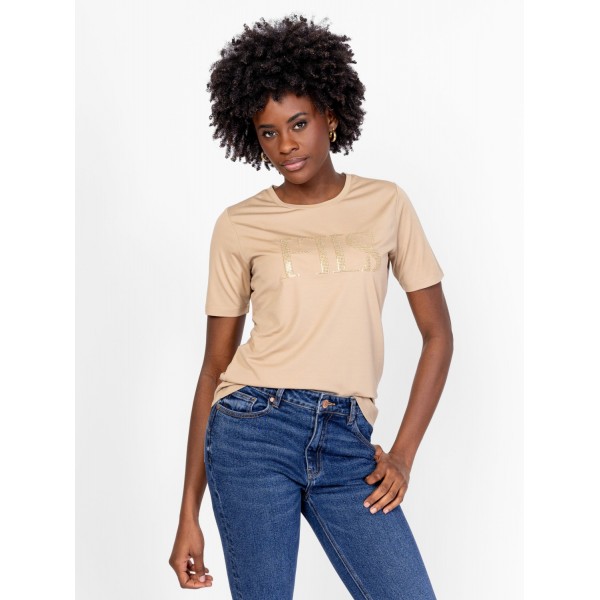 Heavy Tools MAHELE Női rövidujjú póló / sand