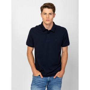 Heavy Tools DURBO Férfi galléros rövidujjú póló / navy