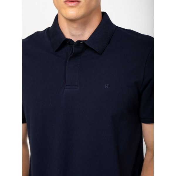 Heavy Tools DURBO Férfi galléros rövidujjú póló / navy