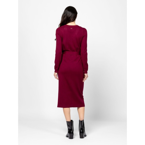 Heavy Tools HEMME Női kötött ruha / wine
