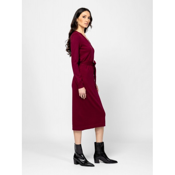 Heavy Tools HEMME Női kötött ruha / wine