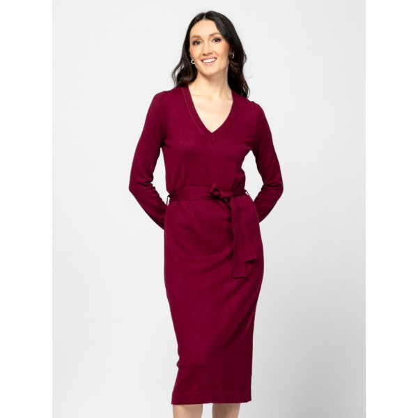 Heavy Tools HEMME Női kötött ruha / wine