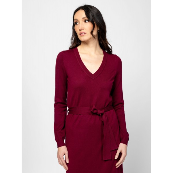 Heavy Tools HEMME Női kötött ruha / wine