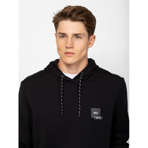 Heavy Tools SEMEDO Férfi kapucnis felső / black