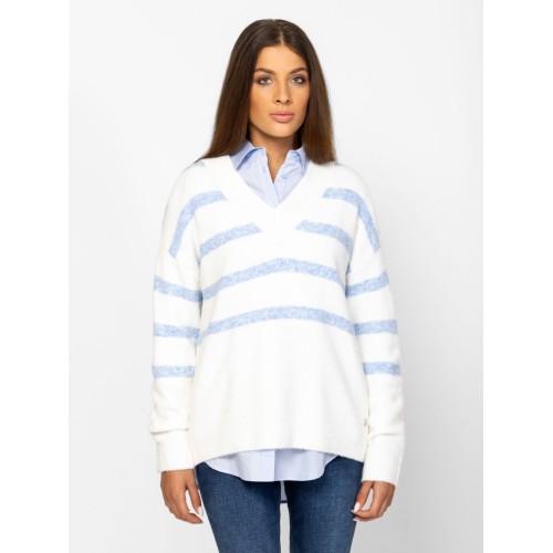 Heavy Tools HASSICW25 Női kötött pulóver és kardigán / ecru