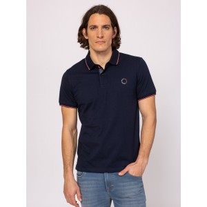 Heavy Tools DANDY Férfi galléros rövidujjú póló / navy