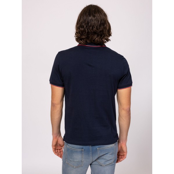 Heavy Tools DANDY Férfi galléros rövidujjú póló / navy