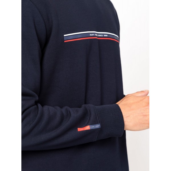 Heavy Tools DARCA Férfi környakas felső / navy