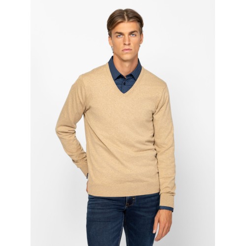 Heavy Tools HIDRO Férfi kötött pulóver és kardigán / taupe