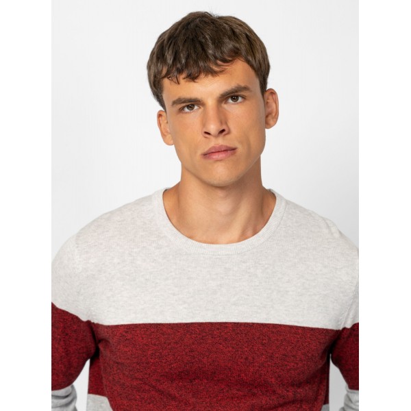 Heavy Tools HOLSY Férfi kötött pulóver és kardigán / sangria