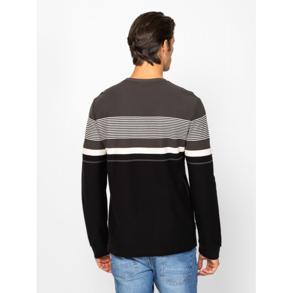 Heavy Tools CAVE Férfi hosszúujjú póló / darkolive