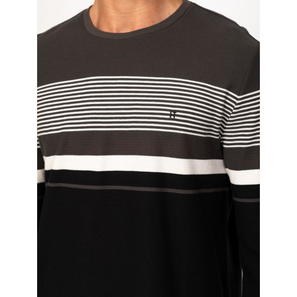 Heavy Tools CAVE Férfi hosszúujjú póló / darkolive