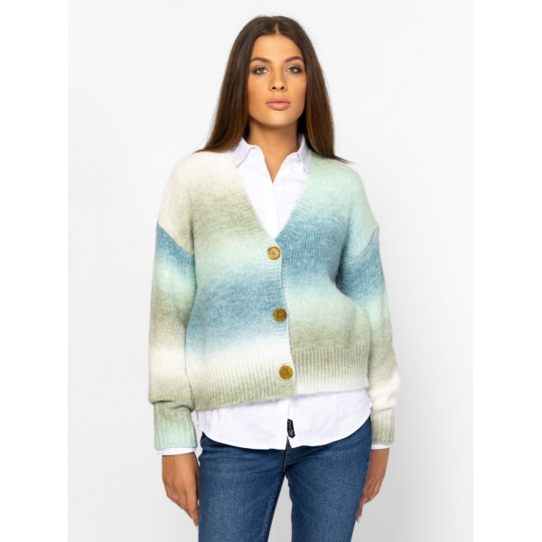 Heavy Tools HANGA Női kötött pulóver és kardigán / lightmoss