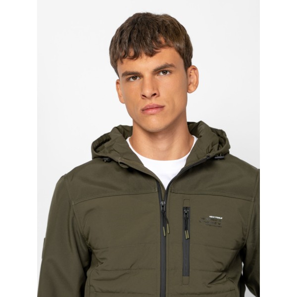 Heavy Tools NEVIS Férfi átmeneti kabát / khaki