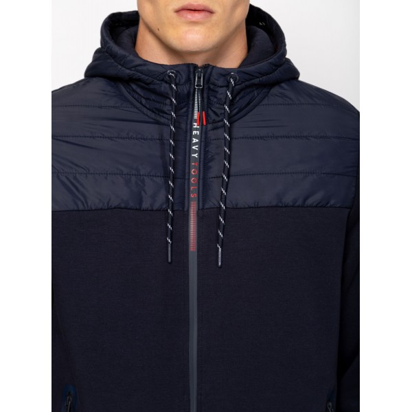 Heavy Tools SANDAR Férfi kapucnis felső / navy