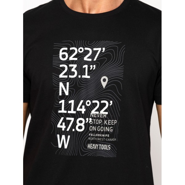 Heavy Tools MARICO Férfi rövidujjú póló / black