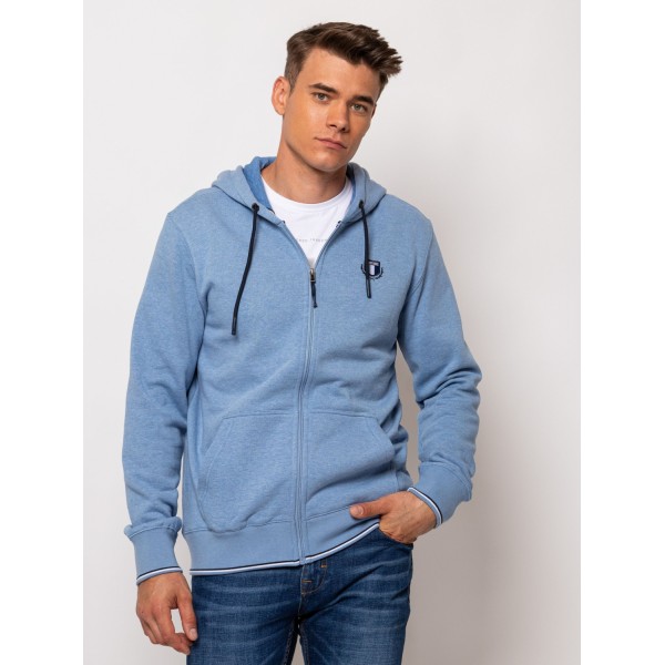 Heavy Tools SOUL Férfi kapucnis felső / lightblue