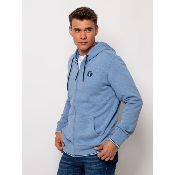 Heavy Tools SOUL Férfi kapucnis felső / lightblue