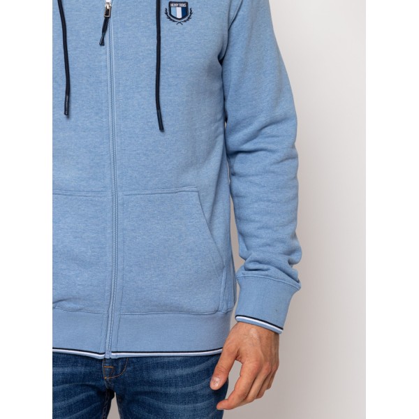 Heavy Tools SOUL Férfi kapucnis felső / lightblue