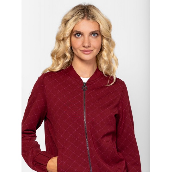 Heavy Tools TACIA Női állónyakas felső / burgundy