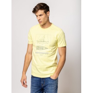 Heavy Tools MACKLIN Férfi rövidujjú póló / lemon