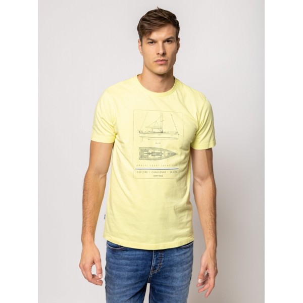 Heavy Tools MACKLIN Férfi rövidujjú póló / lemon