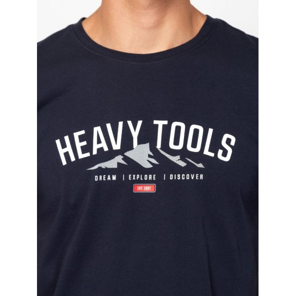 Heavy Tools MAREA Férfi rövidujjú póló / navy