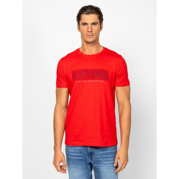 Heavy Tools MAREEN Férfi rövidujjú póló / red