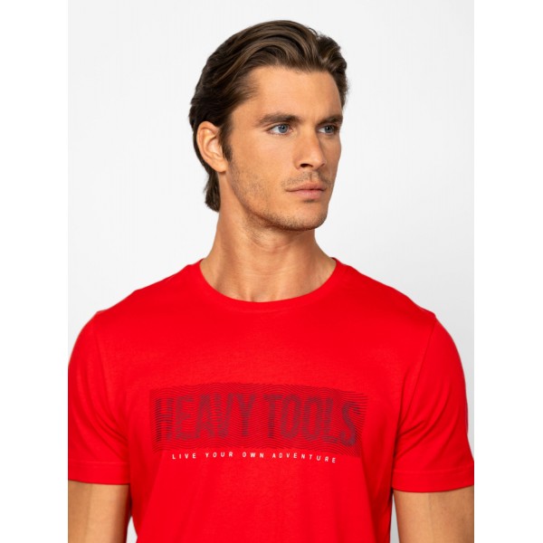 Heavy Tools MAREEN Férfi rövidujjú póló / red
