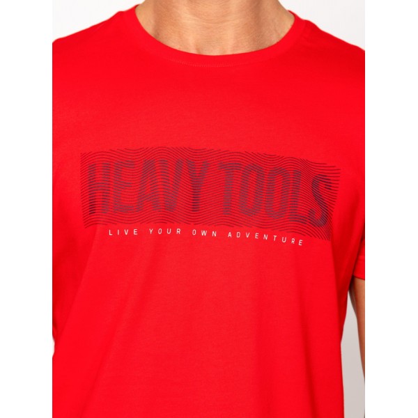 Heavy Tools MAREEN Férfi rövidujjú póló / red