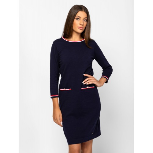 Heavy Tools HIRSHEW25 Női kötött ruha / navy