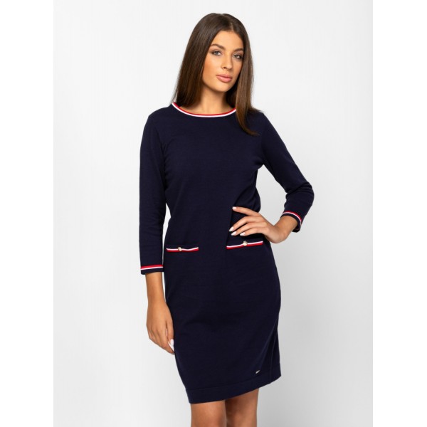 Heavy Tools HIRSHEW25 Női kötött ruha / navy