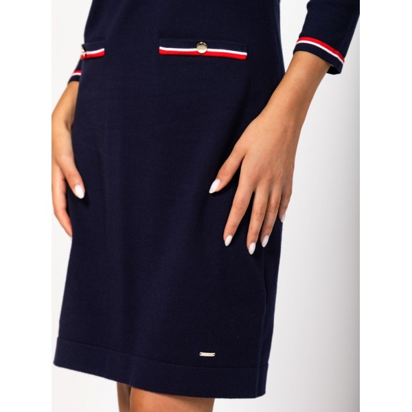 Heavy Tools HIRSHEW25 Női kötött ruha / navy