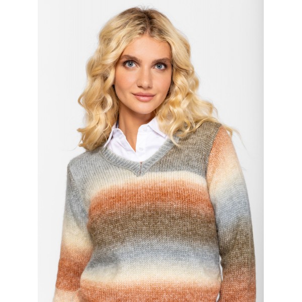 Heavy Tools HOWIEW25 Női kötött pulóver és kardigán / rusty