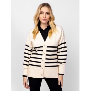 Heavy Tools HANA Női kötött pulóver és kardigán / ivory